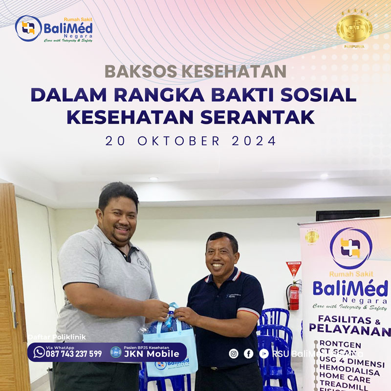 Baksos Kesehatan Serentak Memperingati HUT ke-74 IDI di Bali