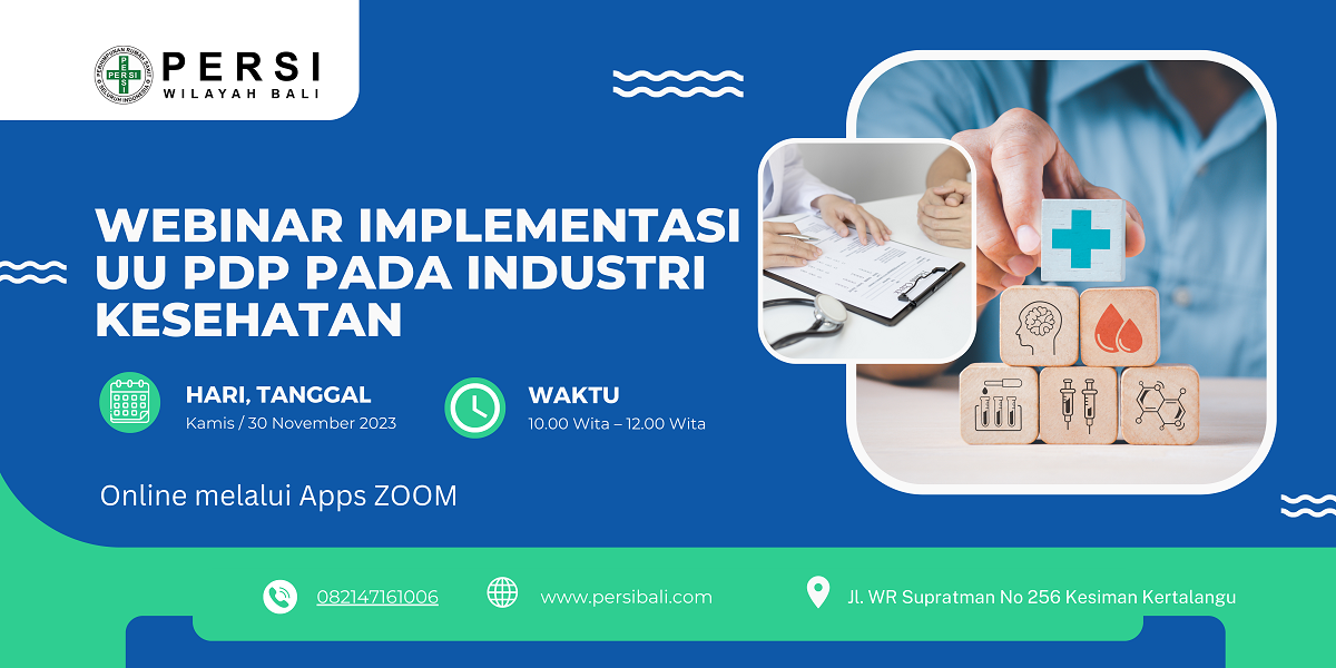 Webinar Implementasi UU PDP pada Industri Kesehatan