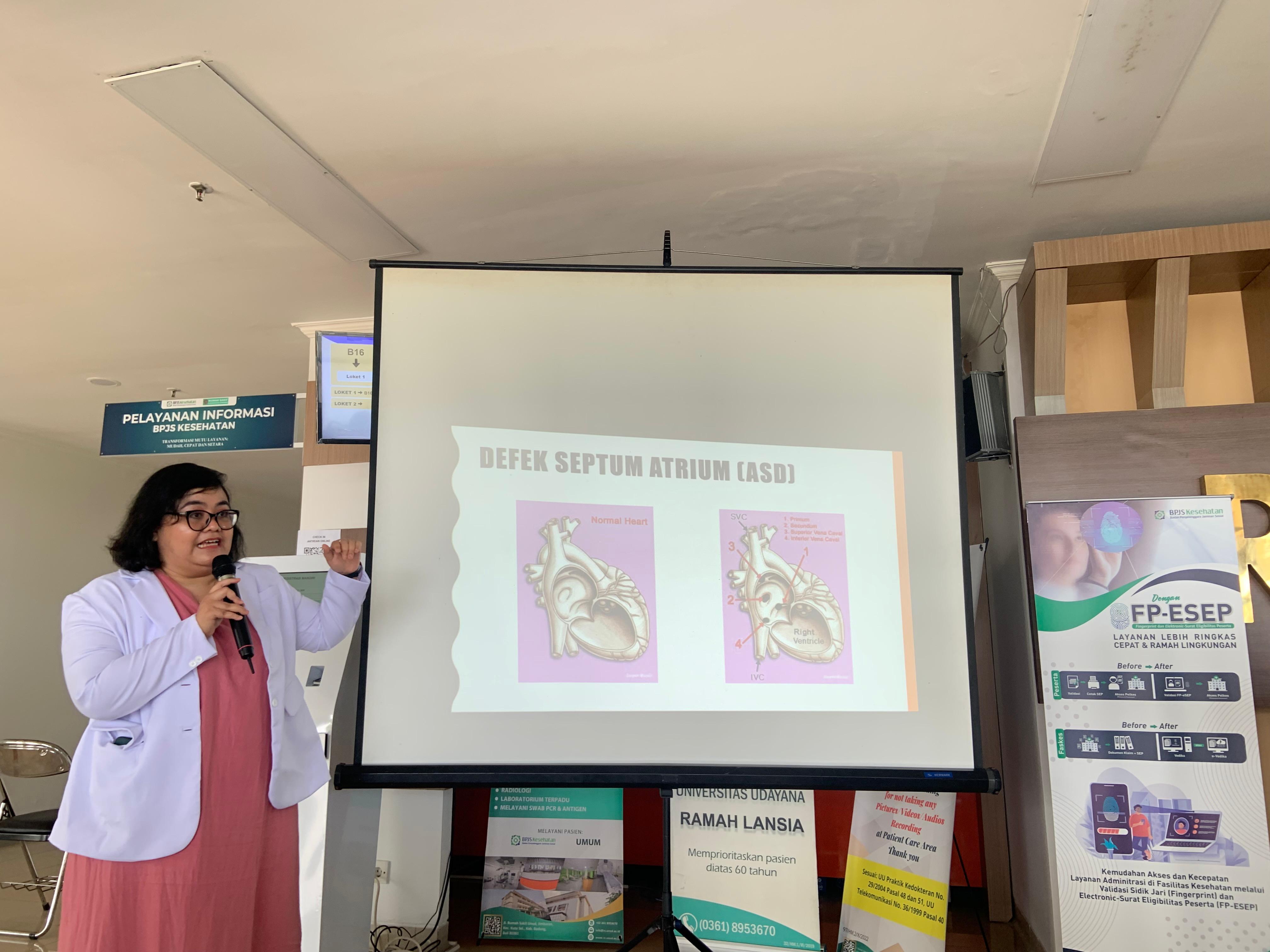 Peringati World Congenital Heart Disease Awareness, RS UNUD Lakukan Penyuluhan Kesehatan