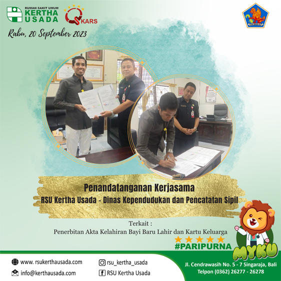 Kerjasama Penerbitan Akta Kelahiran Bayi Baru Lahir dan KK